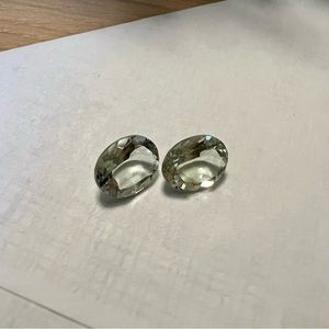 Prasiolite Loose Gems 3ctw Matched Pair